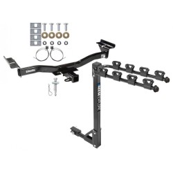 Trailer Tow Hitch w/ 4 Bike Rack For 07-12 Mazda CX-7 tilt away adult or child arms fold down carrier Trailer Tow Hitch w/ 4 Bike Rack For 07-12 Mazda CX-7 tilt away adult or child arms fold down carrier