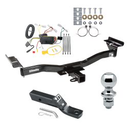 Trailer Tow Hitch For 07-12 Mazda CX-7 Complete Package w/ Wiring and 1-7/8" Ball Trailer Tow Hitch For 07-12 Mazda CX-7 Complete Package w/ Wiring and 1-7/8" Ball