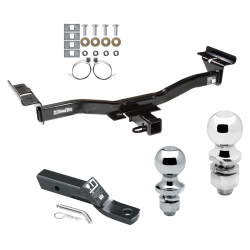 Trailer Tow Hitch For 07-12 Mazda CX-7 Receiver w/ 1-7/8" and 2" Ball Trailer Tow Hitch For 07-12 Mazda CX-7 Receiver w/ 1-7/8" and 2" Ball