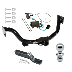 Trailer Tow Hitch For 03-06 KIA Sorento Complete Package w/ Wiring and 1-7/8" Ball