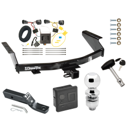 Trailer Tow Hitch For 07-12 Dodge Nitro Deluxe Package Wiring 2" Ball and Lock Trailer Tow Hitch For 07-12 Dodge Nitro Deluxe Package Wiring 2" Ball and Lock