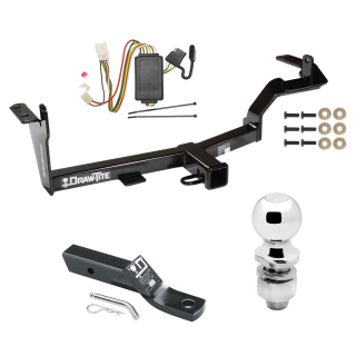 Custom Fit Trailer Hitch Wiring Harness (Plug & Play) 2" Drop Ball-Mount w/ Pin/Clip 2" Chrome Ball Installation Hardware Installation Instructions 75519 118516 23 63845 Draw-Tite Trailer Tow Hitch 06-11 Mitsubishi Endeavor Complete Package Trailer Tow Hitch For 06-11 Mitsubishi Endeavor Complete Package w/ Wiring and 2" Ball