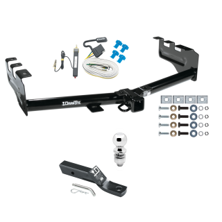 Custom Fit Trailer Hitch Wiring Harness (Requires Splicing) 2" Drop Ball-Mount w/ Pin/Clip 2" Chrome Ball Installation Hardware Installation Instructions 75521 20252 23 63845 Draw-Tite Trailer Tow Hitch 99-07 Chevy Silverado GMC Sierra 1500 99-0 Trailer Tow Hitch For 99-07 Chevy Silverado GMC Sierra 1500 99-04 2500 LD Package w/ Wiring and 2" Ball