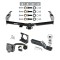 Trailer Hitch Package w/ Wiring For 99-13 Chevy Silverado GMC Sierra 1500 99-04-2500 LD w/ 2-5/16" Ball 2" Drop Mount 7-Way Pin Blade RV Class 4