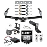 Trailer Hitch Brake Control Wiring Package For 07-13 Chevy Silverado GMC Sierra 1500 w/ Dual 2" and 2- 5/16" Ball 4" Drop Mount 7-Way Pin Blade RV Controller Trailer Hitch Brake Control Wiring Package For 07-13 Chevy Silverado GMC Sierra 1500 w/ Dual 2" and 2- 5/16" Ball 4" Drop Mount 7-Way Pin Blade RV Controller
