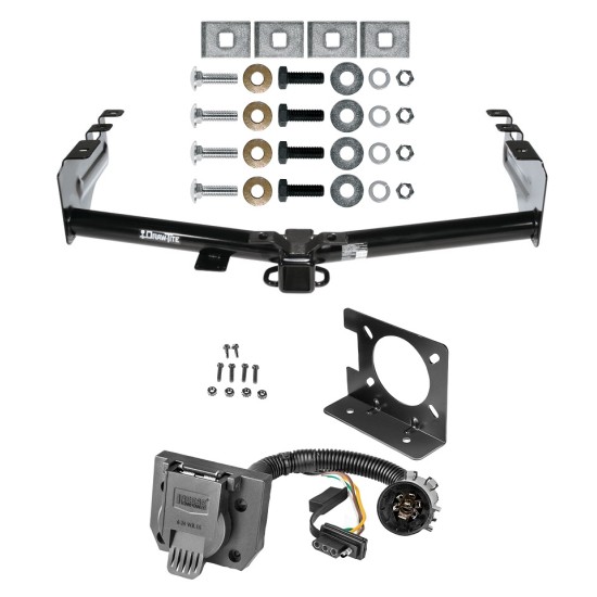 Custom Fit Trailer Hitch Wiring Harness (Plug & Play) Installation Hardware Installation Instructions 75521 74682 Draw-Tite Class 4 Trailer Hitch Wiring Kit 99-13 Chevy Silverado GMC Sierra 1500 99-04-2500 LD 7-Way Pin Blade RV 4-Flat Plug Harness Li Class 4 Trailer Hitch w/ Wiring Kit For 99-13 Chevy Silverado GMC Sierra 1500 99-04-2500 LD 7-Way Pin Blade RV 4-Flat Plug Harness Light w/ Bracket