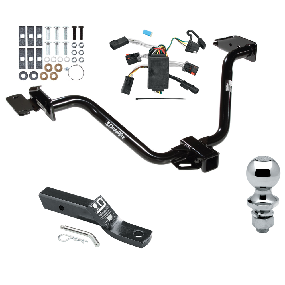 Draw-Tite Class 3 Trailer Hitch Complete Package For 04-08 Chrysler Pacifica – 2” Receiver, Wiring, & Ball – 3500 Lb Capacity