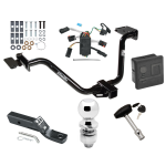 Custom Fit Trailer Hitch Wiring Harness (Plug & Play) 2" Drop Ball-Mount w/ Pin/Clip 2" Chrome Ball Security Lock Pin Rubber Hitch Plug Cover Installation Hardware Installation Instructions 75522 118303 23 63845 580407 7010 Draw-Tite Traile Trailer Tow Hitch For 04-08 Chrysler Pacifica Deluxe Package Wiring 2" Ball and Lock