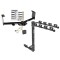 Custom Fit Trailer Hitch 4 Bike Carrier Security J-Pin Rubber Hitch Plug Cover Installation Hardware Installation Instructions 75527 1393100G 63201 7010 Draw-Tite Trailer Tow Hitch 4 Bike Rack 07-21 Toyota Tundra tilt away adult or child arms fold down c Trailer Tow Hitch w/ 4 Bike Rack For 07-21 Toyota Tundra tilt away adult or child arms fold down carrier w/ Lock and Cover