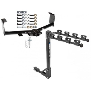 Custom Fit Trailer Hitch 4 Bike Carrier Installation Hardware Installation Instructions 75527 1393100G Draw-Tite Trailer Tow Hitch 4 Bike Rack 07-21 Toyota Tundra tilt away adult or child arms fold down carrier 07 08 09 10 11 12 13 14 15 16 17 18 19 20 2 Trailer Tow Hitch w/ 4 Bike Rack For 07-21 Toyota Tundra tilt away adult or child arms fold down carrier