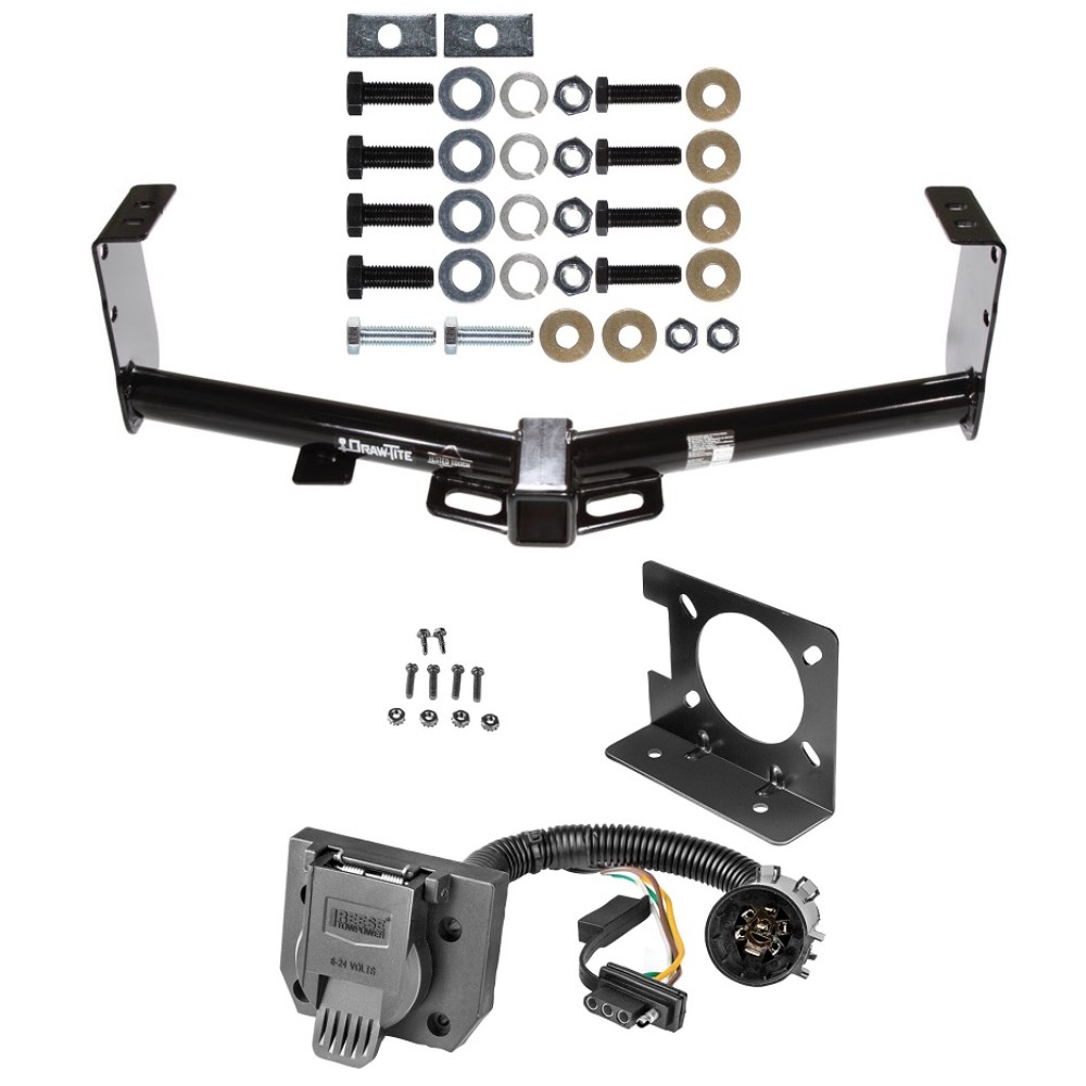 Custom Fit Trailer Hitch Wiring Harness (Plug & Play) Installation Hardware Installation Instructions 75527 74682 Draw-Tite Trailer Hitch Wiring Kit 07-21 Toyota Tundra Factory 7-Way Pin Blade RV 4-Flat Plug Harness Light Bracket 07 08 09 10 11 12 13 Trailer Hitch w/ Wiring Kit For 07-21 Toyota Tundra w/ Factory 7-Way Pin Blade RV 4-Flat Plug Harness Light w/ Bracket