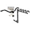 Custom Fit Trailer Hitch 4 Bike Carrier Security J-Pin Rubber Hitch Plug Cover Installation Hardware Installation Instructions 75528 1393100G 63201 7010 Draw-Tite Trailer Tow Hitch 4 Bike Rack 07-18 Chevy Traverse GMC Acadia Buick Enclave Saturn Outlook Trailer Tow Hitch w/ 4 Bike Rack For 07-18 Chevy Traverse GMC Acadia Buick Enclave Saturn Outlook tilt away adult or child arms fold down carrier w/ Lock and Cover