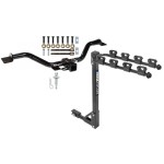 Custom Fit Trailer Hitch 4 Bike Carrier Installation Hardware Installation Instructions 75528 1393100G Draw-Tite Trailer Tow Hitch 4 Bike Rack 07-18 Chevy Traverse GMC Acadia Buick Enclave Saturn Outlook tilt away adult or child arms fold down carrier 07 Trailer Tow Hitch w/ 4 Bike Rack For 07-18 Chevy Traverse GMC Acadia Buick Enclave Saturn Outlook tilt away adult or child arms fold down carrier