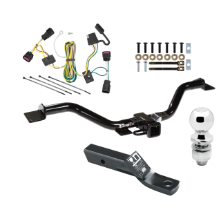 Custom Fit Trailer Hitch Wiring Harness (Plug & Play) 2" Drop Ball-Mount w/ Pin/Clip 2" Chrome Ball Installation Hardware Installation Instructions 75528 118450 23 63845 Draw-Tite Trailer Tow Hitch 08-12 Buick Enclave Chevy Traverse Complet Trailer Tow Hitch For 08-12 Buick Enclave Chevy Traverse Complete Package w/ Wiring and 2" Ball