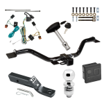 Custom Fit Trailer Hitch Wiring Harness (Plug & Play) 2" Drop Ball-Mount w/ Pin/Clip 2" Chrome Ball Security Lock Pin Rubber Hitch Plug Cover Installation Hardware Installation Instructions 75528 118451 23 63845 580407 7010 Draw-Tite Trailer Trailer Tow Hitch For 07-12 GMC Acadia Deluxe Package Wiring 2" Ball and Lock