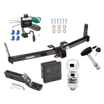 Custom Fit Trailer Hitch Wiring Harness (Requires Splicing) 2" Drop Ball-Mount w/ Pin/Clip 2" Chrome Ball Security Lock Pin Rubber Hitch Plug Cover Installation Hardware Installation Instructions 75529 119178 23 63845 580407 7010 Draw-Tite Trai Trailer Tow Hitch For 07-09 Suzuki XL-7 Deluxe Package Wiring 2" Ball and Lock