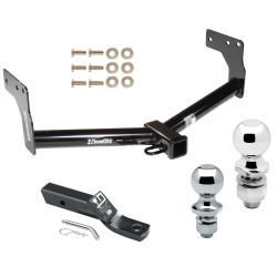 Trailer Tow Hitch For 07-15 Mazda CX-9 Receiver w/ 1-7/8" and 2" Ball