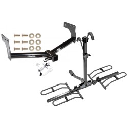 Trailer Tow Hitch For 07-15 Mazda CX-9 Platform Style 2 Bike Rack w/ Anti Rattle Hitch Lock