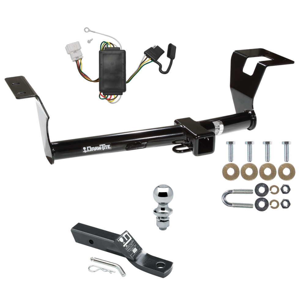 Custom Fit Trailer Hitch Wiring Harness (Plug & Play) 2" Drop Ball-Mount w/ Pin/Clip 1-7/8" Chrome Ball Installation Hardware Installation Instructions 75547 118427 23 63816 Draw-Tite Trailer Tow Hitch 07-11 Honda CR-V Complete Package Wiri Trailer Tow Hitch For 07-11 Honda CR-V Complete Package w/ Wiring and 1-7/8" Ball