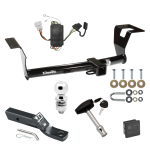Custom Fit Trailer Hitch Wiring Harness (Plug & Play) 2" Drop Ball-Mount w/ Pin/Clip 2" Chrome Ball Security Lock Pin Rubber Hitch Plug Cover Installation Hardware Installation Instructions 75547 118427 23 63845 580407 7010 Draw-Tite Traile Trailer Tow Hitch For 07-11 Honda CR-V Deluxe Package Wiring 2" Ball and Lock