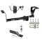 Trailer Tow Hitch For 07-11 Honda CR-V Complete Package w/ Wiring and 2" Ball