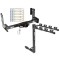 Trailer Tow Hitch w/ 4 Bike Rack For 07-24 Dodge Freightliner Mercedes-Benz Sprinter 2500 3500 tilt away adult or child arms fold down carrier Trailer Tow Hitch w/ 4 Bike Rack For 07-24 Dodge Freightliner Mercedes-Benz Sprinter 2500 3500 tilt away adult or child arms fold down carrier