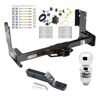 Custom Fit Trailer Hitch Wiring Harness (Plug & Play) 2" Drop Ball-Mount w/ Pin/Clip 2" Chrome Ball Installation Hardware Installation Instructions 75549 118650 23 63845 Draw-Tite Trailer Tow Hitch 07-22 Mercedes-Benz Freightliner Sprinter Trailer Tow Hitch For 07-22 Mercedes-Benz Freightliner Sprinter 2500 3500 07-09 Dodge Sprinter 3500 Complete Package w/ Wiring and 2" Ball