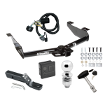 Custom Fit Trailer Hitch Wiring Harness (Plug & Play) 2" Drop Ball-Mount w/ Pin/Clip 2" Chrome Ball Security Lock Pin Rubber Hitch Plug Cover Installation Hardware Installation Instructions 75550 118384 23 63845 580407 7010 Draw-Tite Traile Trailer Tow Hitch For 07-10 Chevy Silverado GMC Sierra 2500 3500 HD Deluxe Package Wiring 2" Ball and Lock