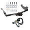 Trailer Tow Hitch For 07-10 Chevy Silverado GMC Sierra 2500 3500 HD w/ Wiring Harness Kit