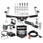 Trailer Hitch Brake Control Wiring Package For 01-02 Chevy Silverado GMC Sierra 2500 HD 3500 w/ Dual 2" and 2- 5/16" Ball 2" Drop Mount 7-Way Pin Blade RV Controller Trailer Hitch Brake Control Wiring Package For 01-02 Chevy Silverado GMC Sierra 2500 HD 3500 w/ Dual 2" and 2- 5/16" Ball 2" Drop Mount 7-Way Pin Blade RV Controller