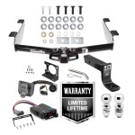 Trailer Hitch Brake Control Wiring Package For 07-10 Chevy Silverado GMC Sierra 2500 HD 3500 w/ Dual 2" and 2- 5/16" Ball 4" Drop Mount 7-Way Pin Blade RV Controller Trailer Hitch Brake Control Wiring Package For 07-10 Chevy Silverado GMC Sierra 2500 HD 3500 w/ Dual 2" and 2- 5/16" Ball 4" Drop Mount 7-Way Pin Blade RV Controller