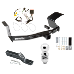 Custom Fit Trailer Hitch Wiring Harness (Plug & Play) 2" Drop Ball-Mount w/ Pin/Clip 2" Chrome Ball Installation Hardware Installation Instructions 75555 118518 23 63845 Draw-Tite Trailer Tow Hitch 07-13 Mitsubishi Outlander Complete Packag Trailer Tow Hitch For 07-13 Mitsubishi Outlander Complete Package w/ Wiring and 2" Ball