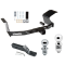 Trailer Tow Hitch For 07-13 Mitsubishi Outlander Receiver w/ 1-7/8" and 2" Ball