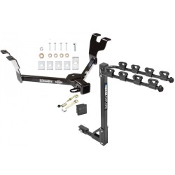 Trailer Tow Hitch w/ 4 Bike Rack For 05-09 Subaru Legacy Outback Sedan and Wagon tilt away adult or child arms fold down carrier w/ Lock and Cover Trailer Tow Hitch w/ 4 Bike Rack For 05-09 Subaru Legacy Outback Sedan and Wagon tilt away adult or child arms fold down carrier w/ Lock and Cover