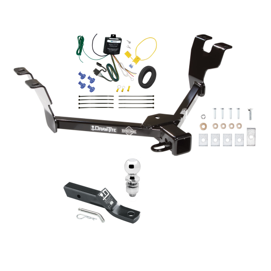 Custom Fit Trailer Hitch Wiring Harness (Requires Splicing) 2" Drop Ball-Mount w/ Pin/Clip 2" Chrome Ball Installation Hardware Installation Instructions 75560 119148 23 63845 Draw-Tite Trailer Tow Hitch 05-09 Subary Legacy 05-07 Outback Sedan Trailer Tow Hitch For 05-09 Subary Legacy 05-07 Outback Sedan Complete Package w/ Wiring and 2" Ball