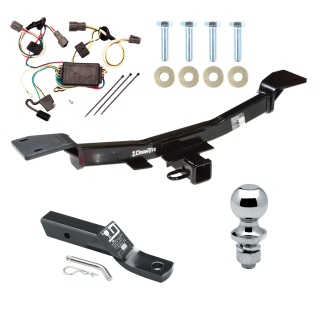 Custom Fit Trailer Hitch Wiring Harness (Plug & Play) 2" Drop Ball-Mount w/ Pin/Clip 1-7/8" Chrome Ball Installation Hardware Installation Instructions 75561 118397 23 63816 Draw-Tite Trailer Tow Hitch 05-09 Hyundai Tucson Complete Package Trailer Tow Hitch For 05-09 Hyundai Tucson Complete Package w/ Wiring and 1-7/8" Ball