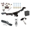 Custom Fit Trailer Hitch Wiring Harness (Plug & Play) 2" Drop Ball-Mount w/ Pin/Clip 2" Chrome Ball Security Lock Pin Rubber Hitch Plug Cover Installation Hardware Installation Instructions 75561 118397 23 63845 580407 7010 Draw-Tite Traile Trailer Tow Hitch For 05-09 Hyundai Tucson Deluxe Package Wiring 2" Ball and Lock