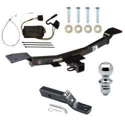 Trailer Tow Hitch For 05-10 KIA Sportage 6 Cyl Complete Package w/ Wiring and 1-7/8" Ball
