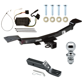 Trailer Tow Hitch For 05-10 KIA Sportage 6 Cyl Complete Package w/ Wiring and 1-7/8" Ball