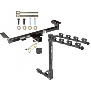 Custom Fit Trailer Hitch 4 Bike Carrier Security J-Pin Rubber Hitch Plug Cover Installation Hardware Installation Instructions 75563 1393100G 63201 7010 Draw-Tite Trailer Tow Hitch 4 Bike Rack 07-09 Acura RDX tilt away adult or child arms fold down carri Trailer Tow Hitch w/ 4 Bike Rack For 07-09 Acura RDX tilt away adult or child arms fold down carrier w/ Lock and Cover