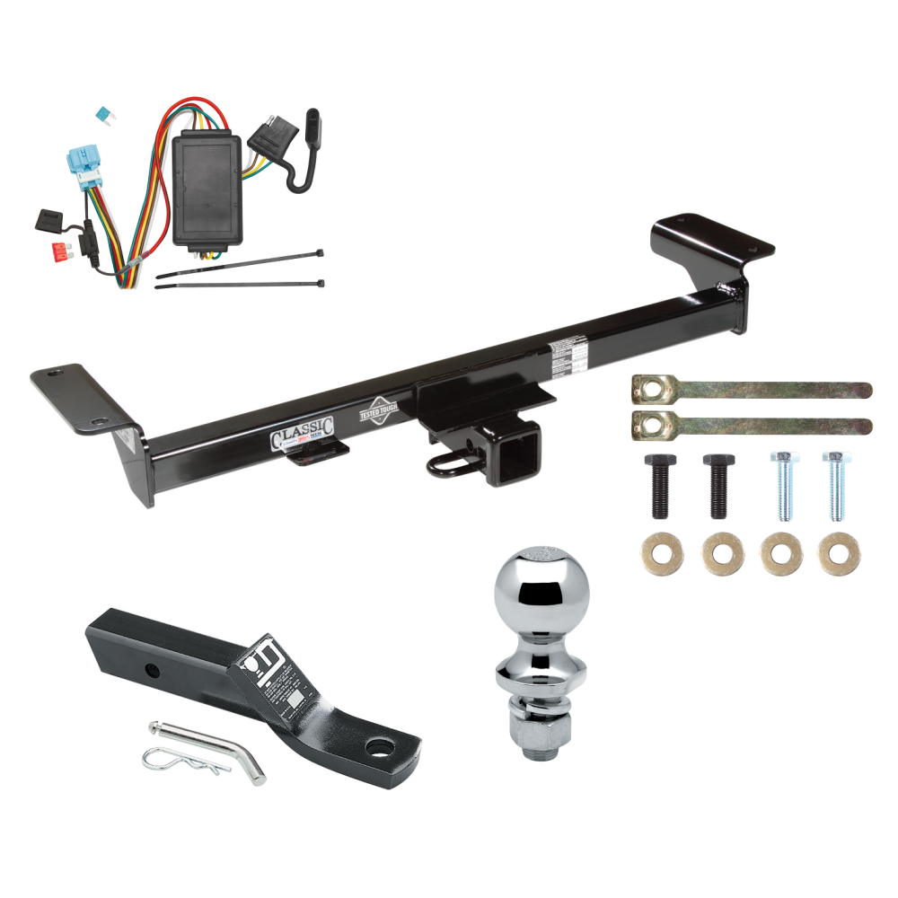 Trailer Tow Hitch For 07-09 Acura RDX Complete Package w/ Wiring and 1 2007 Acura Rdx Trailer Hitch