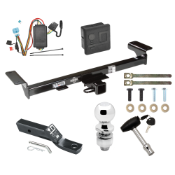 Trailer Tow Hitch For 07-09 Acura RDX Deluxe Package Wiring 2" Ball and Lock Trailer Tow Hitch For 07-09 Acura RDX Deluxe Package Wiring 2" Ball and Lock