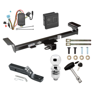 Custom Fit Trailer Hitch Wiring Harness (Plug & Play) 2" Drop Ball-Mount w/ Pin/Clip 2" Chrome Ball Security Lock Pin Rubber Hitch Plug Cover Installation Hardware Installation Instructions  75563 118500 23 63845 580407 7010 Draw-Tite Traile Trailer Tow Hitch For 07-09 Acura RDX Deluxe Package Wiring 2" Ball and Lock
