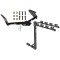 Custom Fit Trailer Hitch 4 Bike Carrier Installation Hardware Installation Instructions 75578 1393100G Draw-Tite Trailer Tow Hitch 4 Bike Rack 08-12 Jeep Liberty tilt away adult or child arms fold down carrier 08 09 10 11 12 2008 2009 2010 2011 2012 Trailer Tow Hitch w/ 4 Bike Rack For 08-12 Jeep Liberty tilt away adult or child arms fold down carrier