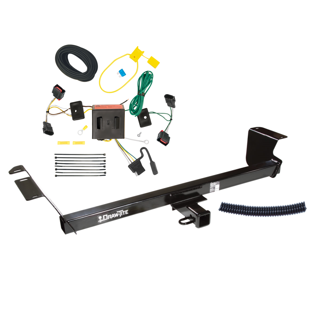 Custom Fit Trailer Hitch Wiring Harness (Plug & Play) Installation Hardware Installation Instructions 75579 118552 Draw-Tite Trailer Tow Hitch 08-10 Dodge Grand Caravan Chrysler Town Country Wiring Harness Kit 08 09 10 2008 2009 2010 Trailer Tow Hitch For 08-10 Dodge Grand Caravan Chrysler Town Country w/ Wiring Harness Kit