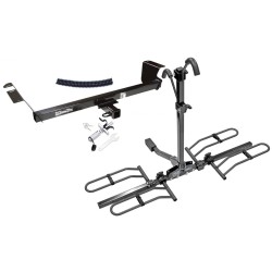 Trailer Tow Hitch For 08-21 Chrysler Dodge Grand Caravan Chrysler Town Country Platform Style 2 Bike Rack w/ Anti Rattle Hitch Lock Trailer Tow Hitch For 08-21 Chrysler Dodge Grand Caravan Chrysler Town Country Platform Style 2 Bike Rack w/ Anti Rattle Hitch Lock