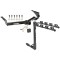Custom Fit Trailer Hitch 4 Bike Carrier Security J-Pin Rubber Hitch Plug Cover Installation Hardware Installation Instructions 75586 1393100G 63201 7010 Draw-Tite Trailer Tow Hitch 4 Bike Rack 08-13 Toyota Highlander tilt away adult or child arms fold do Trailer Tow Hitch w/ 4 Bike Rack For 08-13 Toyota Highlander tilt away adult or child arms fold down carrier w/ Lock and Cover