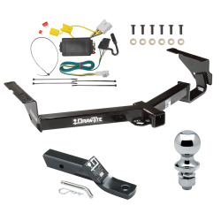 Trailer Tow Hitch For 08-13 Toyota Complete Package w/ Wiring and 1-7/8" Ball