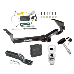 Trailer Tow Hitch For 08-13 Toyota Complete Package w/ Wiring and 2" Ball