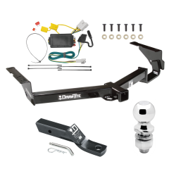 Trailer Tow Hitch For 08-13 Toyota Complete Package w/ Wiring and 2" Ball